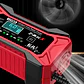 Cargador Inteligente Baterías 12V Autos y Motos 6A Pantalla Digital - Miniatura 5