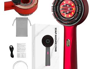 Red Light Hair Massager,cepillo Masajeador Cuero Cabelludo