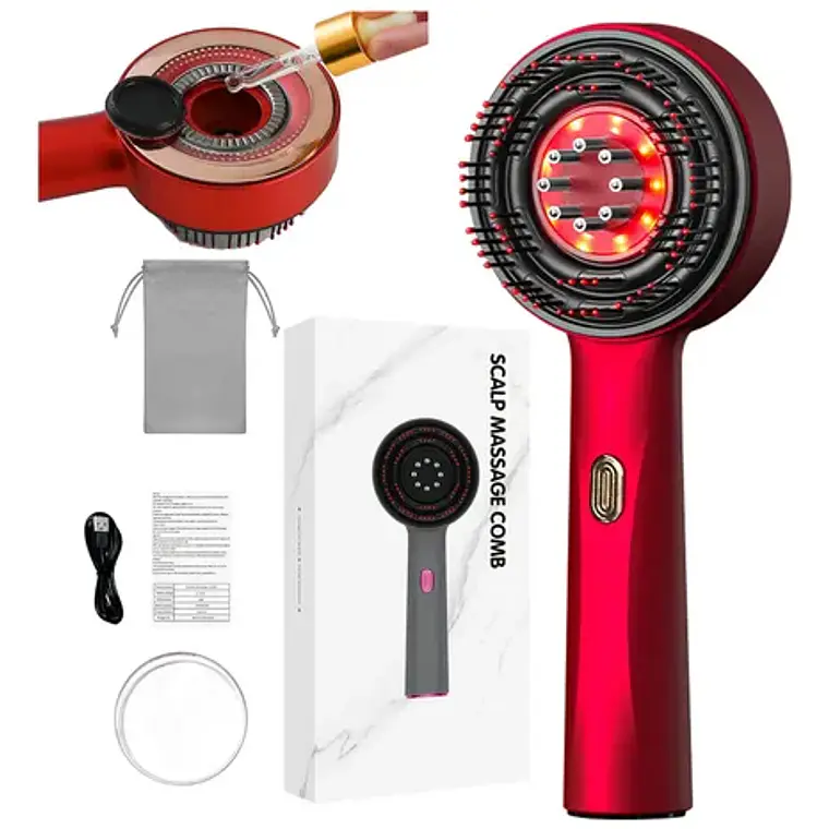 Red Light Hair Massager,cepillo Masajeador Cuero Cabelludo 1