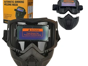 Máscara de Soldadura con Sensor de Luz Anti Deslumbrante