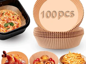 Bandejas Para Freidora De Aire Descartables X 100pcs