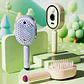 Cepillo De Pelo Eléctrico A Vapor, Peine Eléctrico - Miniatura 3