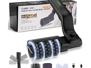 Cepillo Parrillero Eléctrico Inalámbrico Recargable