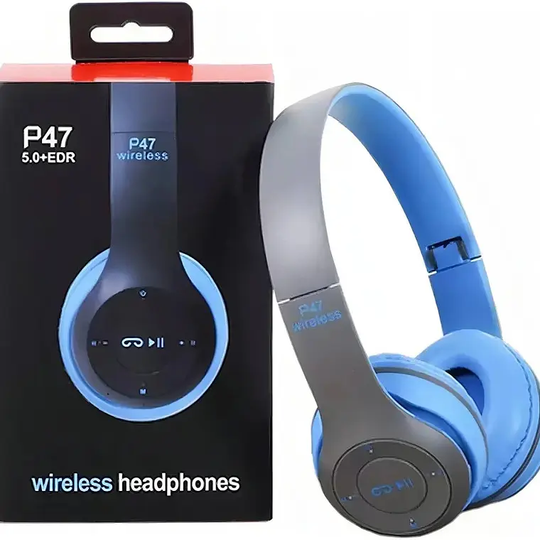 Audifonos Bluetooth P47 Inalambricos Stereo Radio Mp3 1