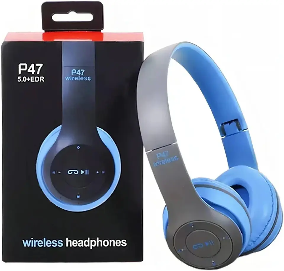 Audifonos Bluetooth P47 Inalambricos Stereo Radio Mp3 1