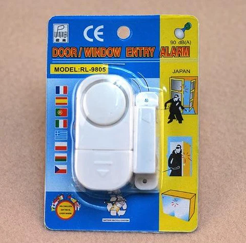 Alarma Para Puertas Y Ventanas Con Sensor Magnético 90db