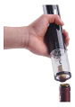 Sacacorchos Eléctrico Usb Con Cortador De Sellos Led Inox Eléctrico Abridor Botellas De Vino Sacacorchos Conteleria - Miniatura 2