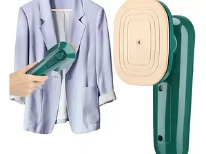 Mini Plancha Pro A Vapor Plancha Vertical Y Horizontal 220v Color Verde