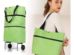 Bolso De Compras Plegables Para Supermercado Con Ruedas