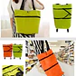 Bolso De Compras Plegables Para Supermercado Con Ruedas - Miniatura 3