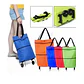 Bolso De Compras Plegables Para Supermercado Con Ruedas - Miniatura 4