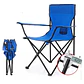 Silla Plegable Haiton 80x76cm Azul Para Playa Camping Con Bolso - Miniatura 1