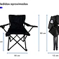 Silla Plegable Y Portátil Para Campamento Playa - Miniatura 2