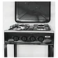 Cocina Encimera A Gas 4 Quemadores Con Repisas Color Negro - Miniatura 4