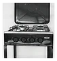 Cocina Encimera A Gas 4 Quemadores Con Repisas Color Negro - Miniatura 4