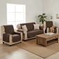 Pack Funda Para Sofa 3 Cuerpos + Fundas Protector 2 Cuerpos - Miniatura 3