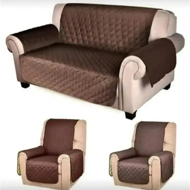 Pack Funda Para Sofa 3 Cuerpos + Fundas Protector 2 Cuerpos 5