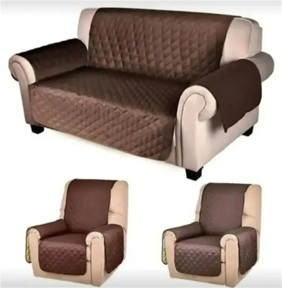 Pack Funda Para Sofa 3 Cuerpos + Fundas Protector 2 Cuerpos 5