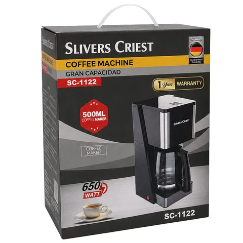 Cafetera de Goteo Silver Criest de 500 Ml.