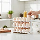 Huevera Plegable Organizador De Huevos Soporte Para Cocina Color Nude - Miniatura 1
