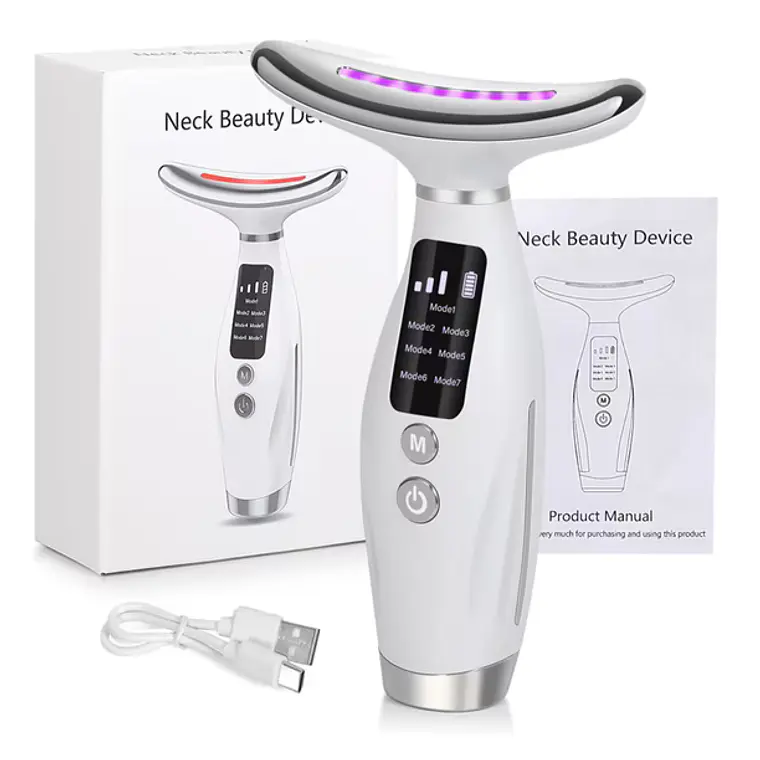 Masajeador Facial Reductor Papada Cuello Antiarrugas 7 En 1 2