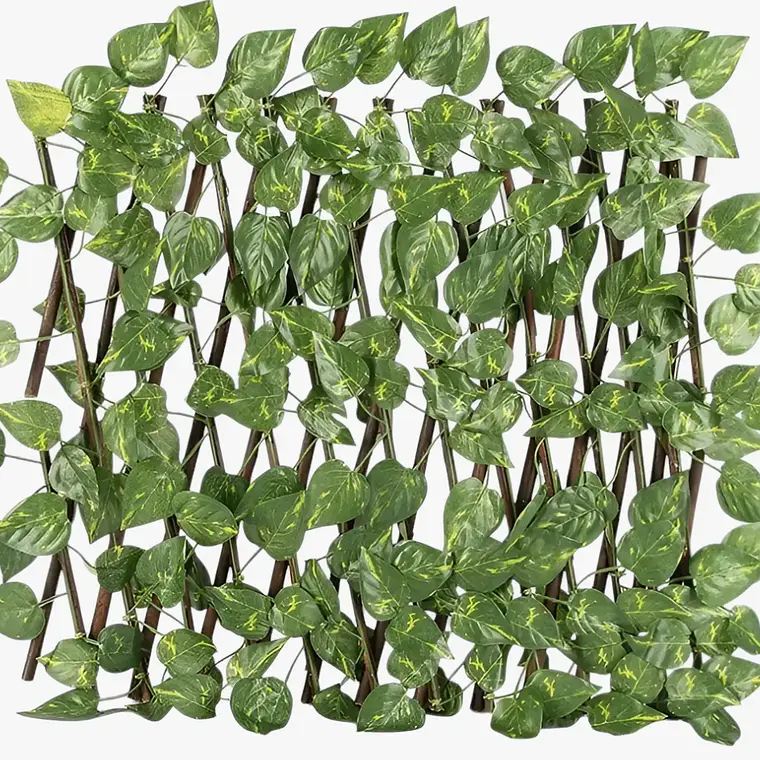 Malla Enredadera Cercos Expandibles Planta Artificial 1