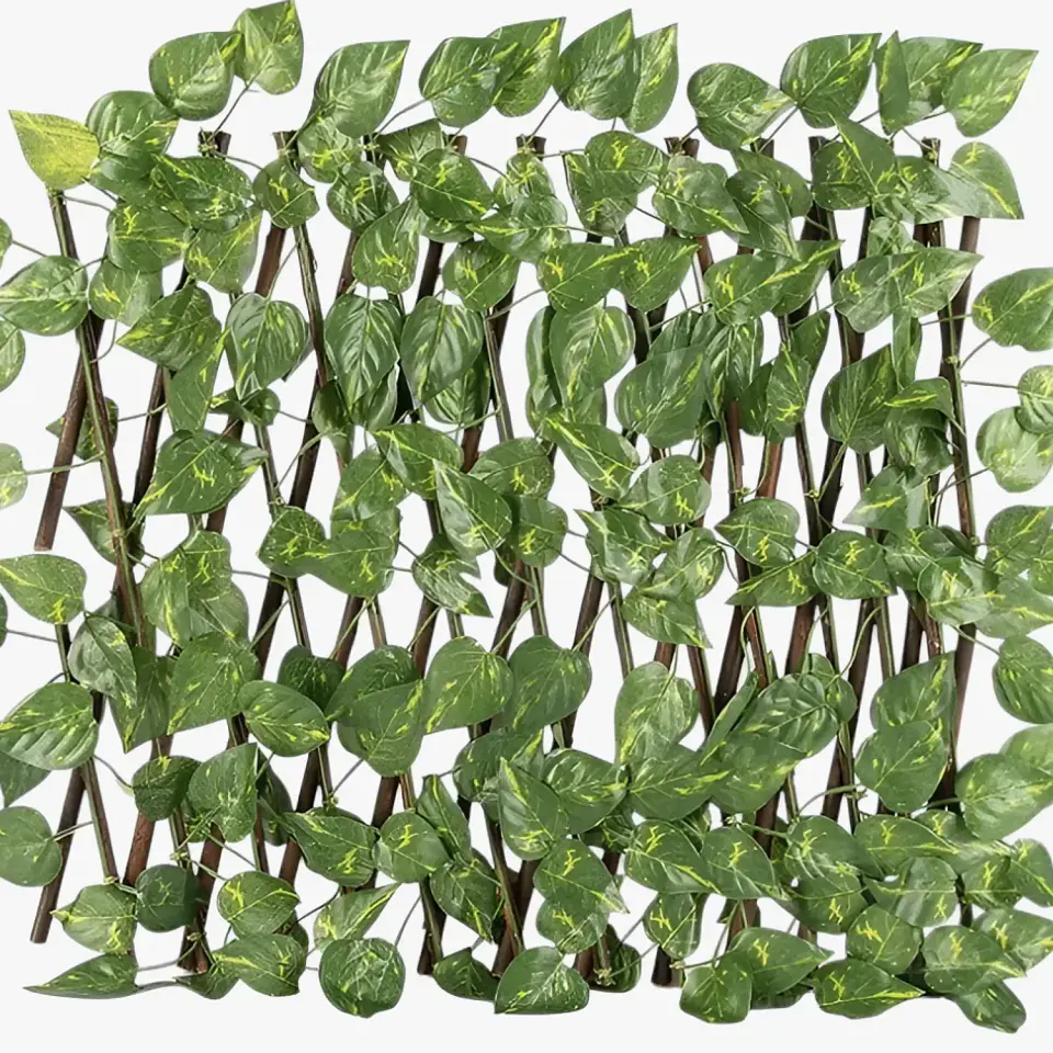 Malla Enredadera Cercos Expandibles Planta Artificial 1