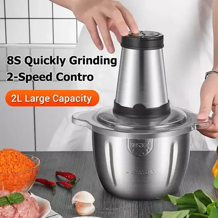 Moledora 2 Litros Electrico Procesadora De Alimentos 4