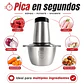 Picador Moledor Eléctrico 2L Procesador De Alimentos Acero verdura carnes - Miniatura 2