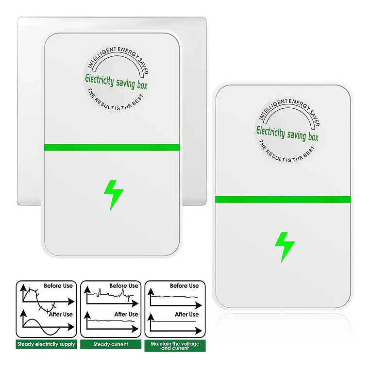 Ahorrador De Energia V3 Ahorra Corriente Luz Casa Local Etc 2