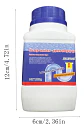 Destapador De Cañerías En Polvo Desobstruye Rápido 268g soda caustica - Miniatura 4