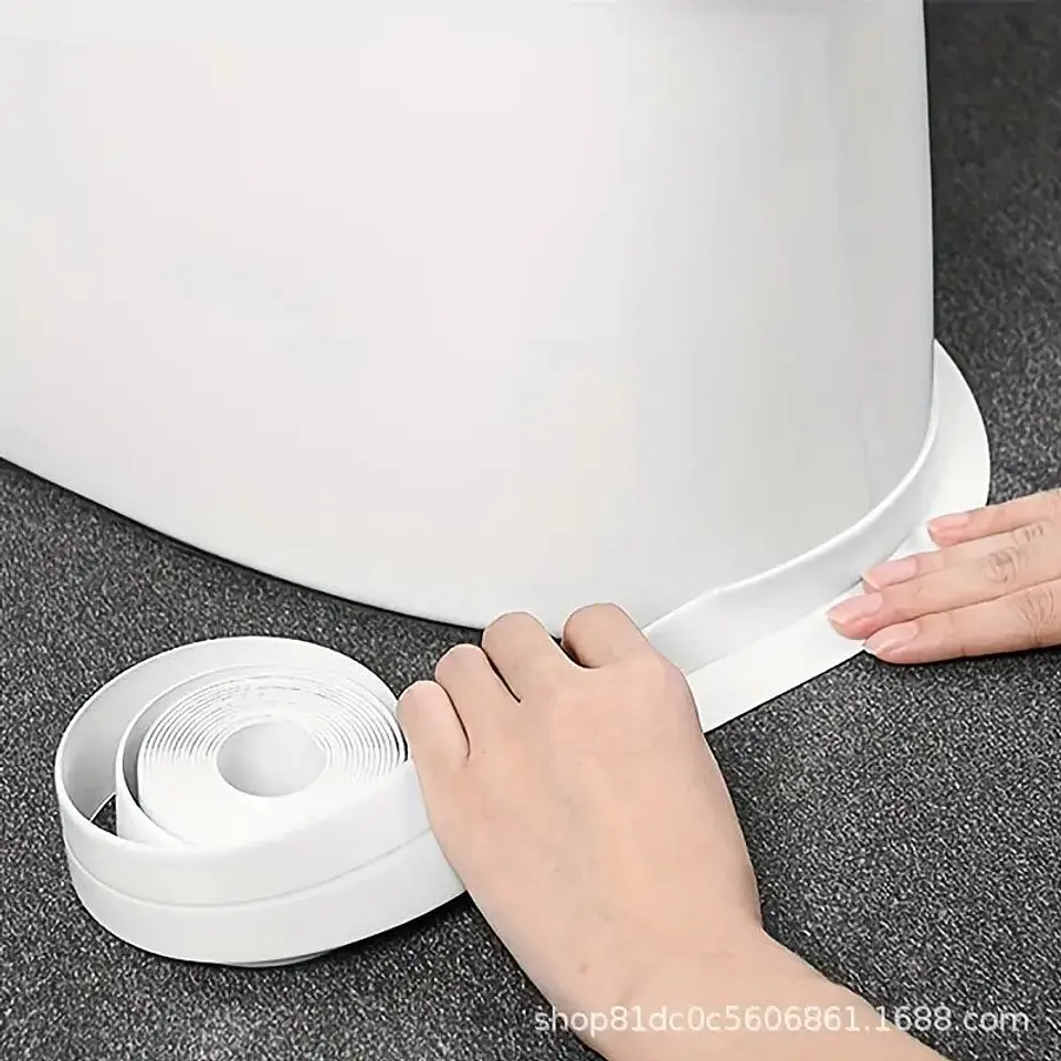 Tira Sellado Baño Impermeable Ducha Calafateo Cinta Adhesiva 3