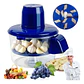 Pelador Eléctrico de Ajo y Fruta con 9 Cuchillas de Acero Inoxidable - Miniatura 1