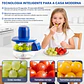 Pelador Eléctrico de Ajo y Fruta con 9 Cuchillas de Acero Inoxidable - Miniatura 2