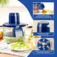 Pelador Eléctrico de Ajo y Fruta con 9 Cuchillas de Acero Inoxidable - Miniatura 4
