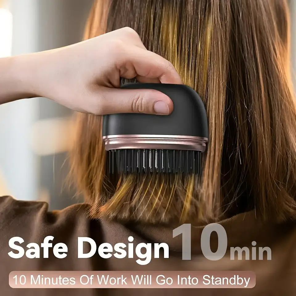 Mini Plancha De Pelo, Peine Alisador De Pelo Usb  2