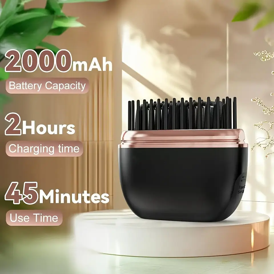 Mini Plancha De Pelo, Peine Alisador De Pelo Usb  3