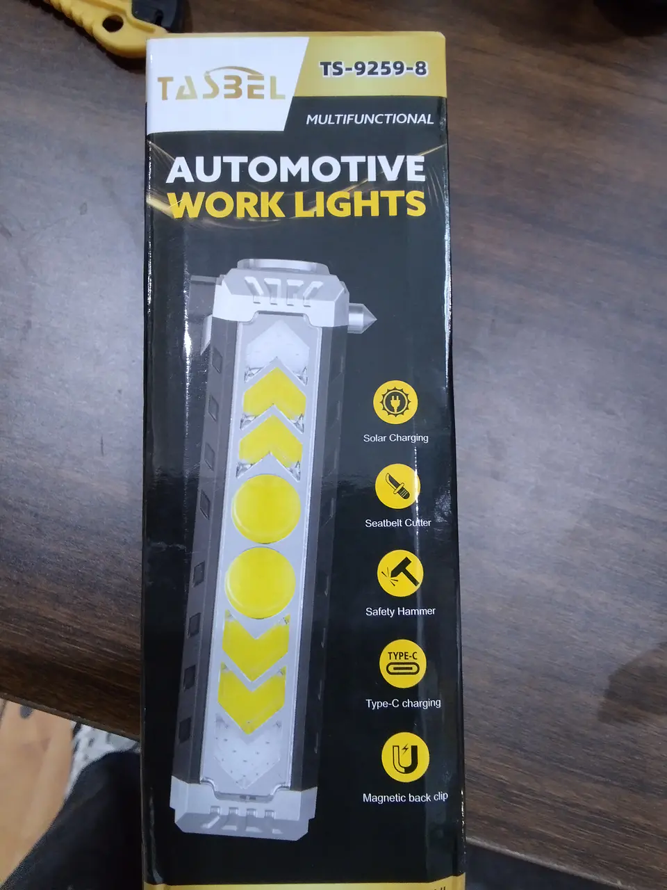 LINTERNA ROMPE VIDRIO MULTI LUZ CON CLIP  2