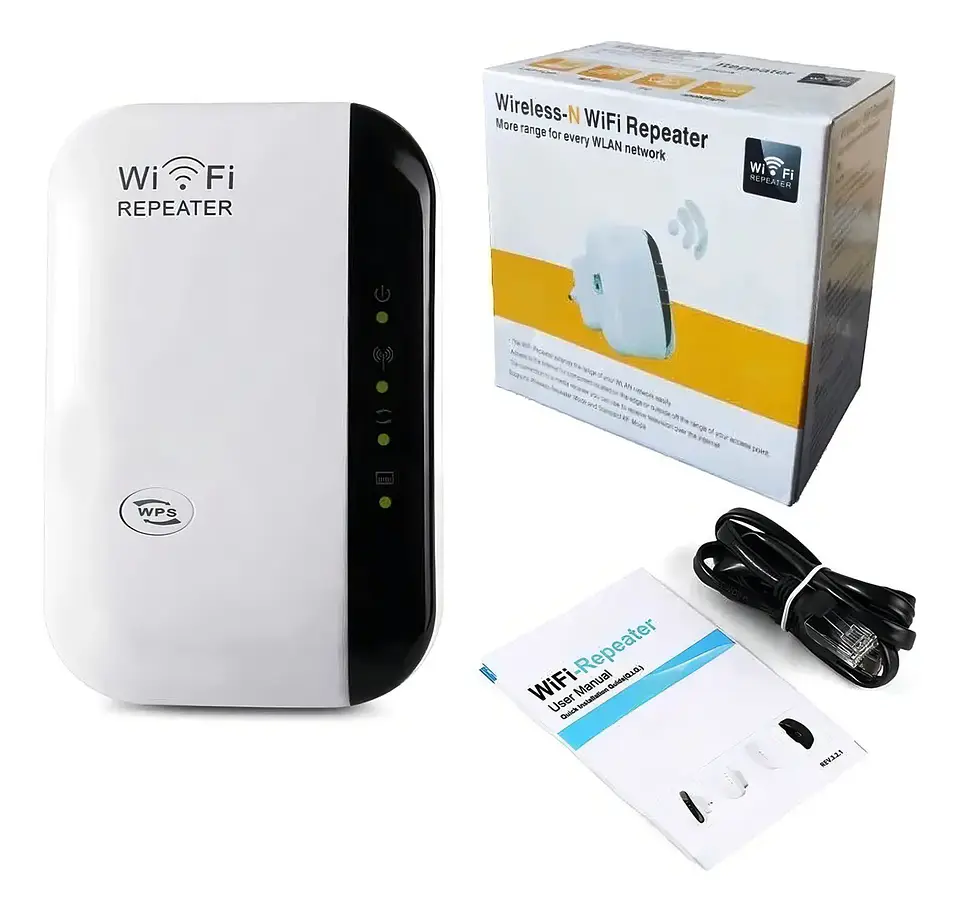 Repetidor Amplificador Wifi Señal 300 Mbps 2.4g Color Blanco 4