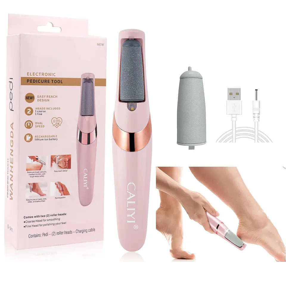 Exfoliadores y limas electrónicas para manicura y pedicura Electric Pedi Removedor Dureza 2