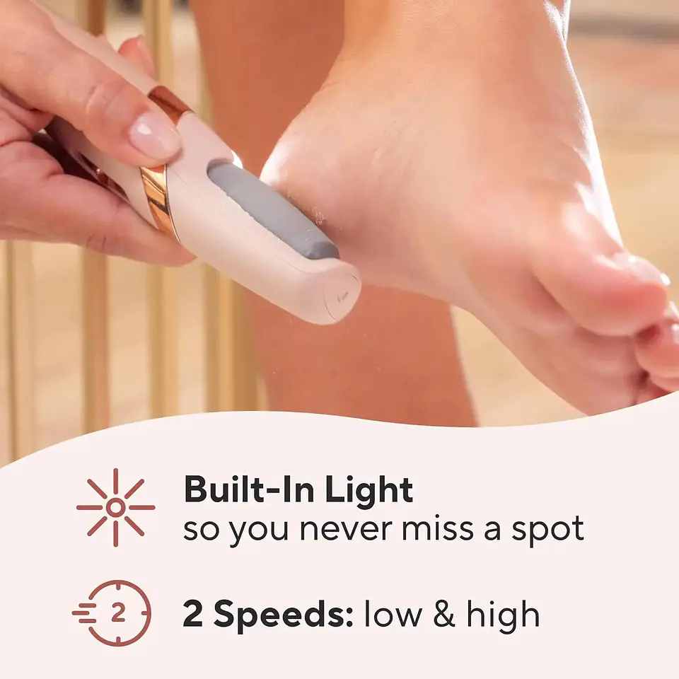 Exfoliadores y limas electrónicas para manicura y pedicura Electric Pedi Removedor Dureza 4