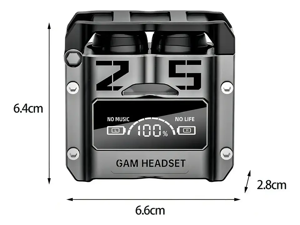 Audífonos Inalámbricos Gamer Bluetooth 5.3 M25 Táctil Hi-fi 2