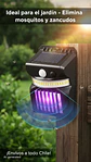 Lámpara Solar Mata Mosquitos Zancudos Moscas Luz LED Movimiento - Miniatura 2