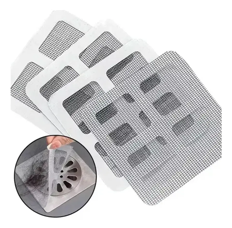 Pegatinas Autoadhesivas Desechables Drenaje De Cabello Ducha X10 unidades 1