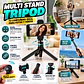 Soporte Para Celular Triple 3 En 1 360o Multifuncional - Miniatura 3