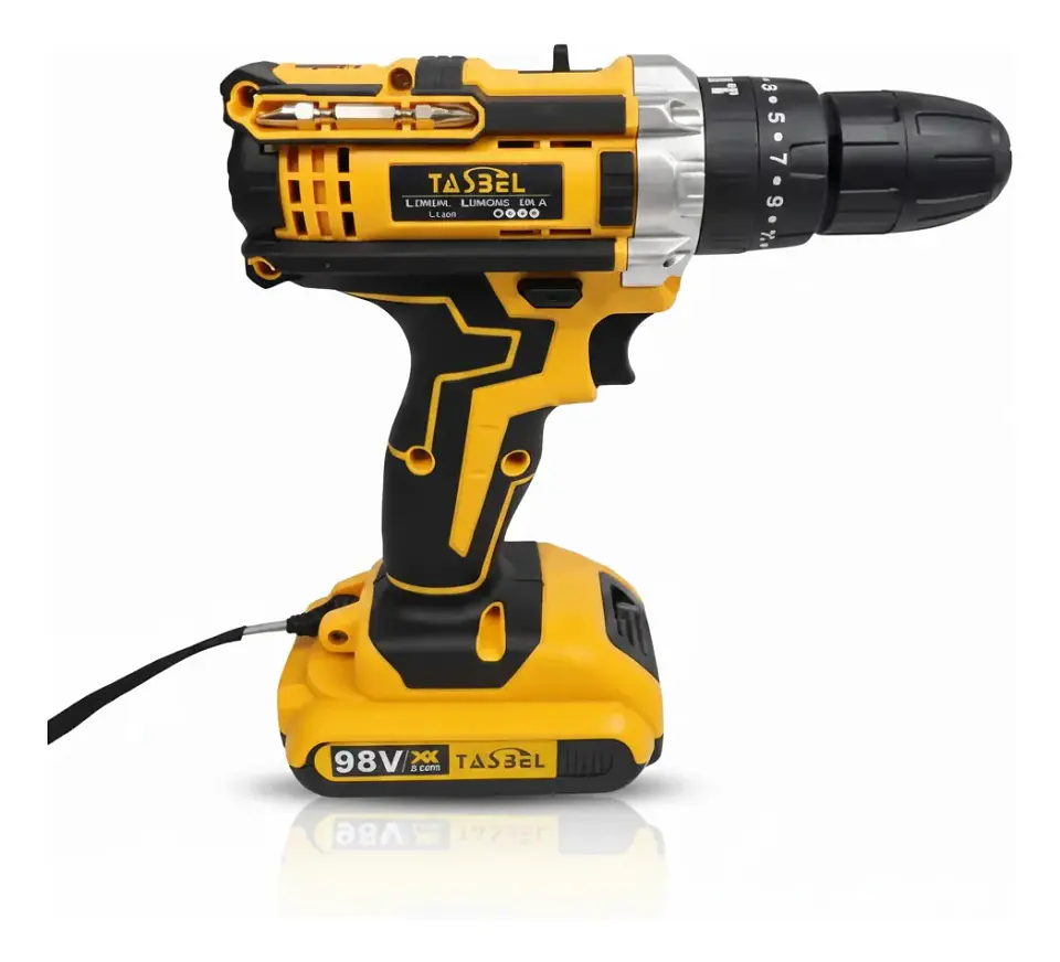 Taladro Destornillador 98v Inalámbrico + 2 Bateria + Accs 3