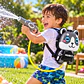 Mochila Lanza Agua Pistola Lanza Agua Animales Verano 13x16cm - Miniatura 1