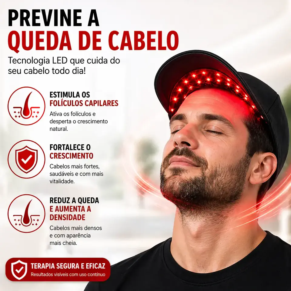 Gorro De Terapia Con Luz Roja Infrarroja Led For La Yqq 2