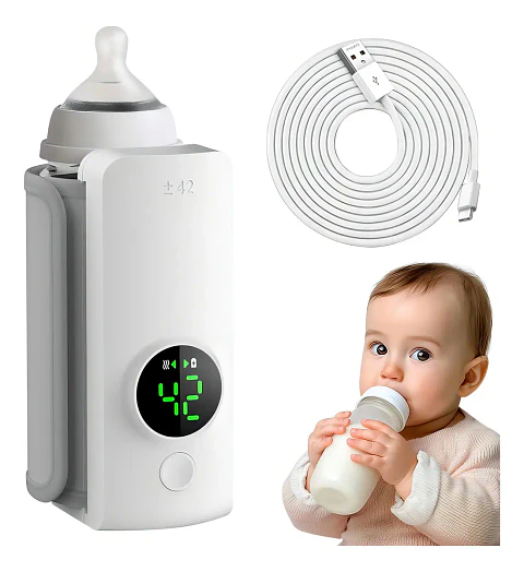 Calentador de Mamaderas Jerzou Portátil Inalámbrico con Batería Recargable