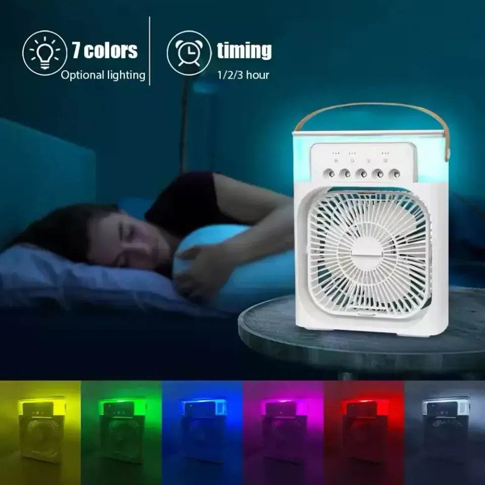 Ventilador Humificador Usb Dormitorio Oficina Aire Frio 13.5 2
